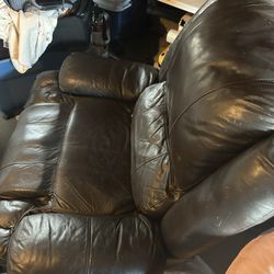 Leather Recliner 