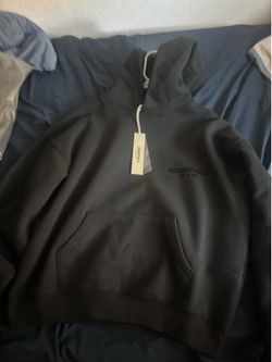 Black essential hoodie Xs authentic
