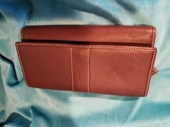 Coach brown leather wallet