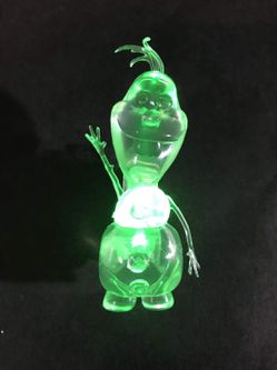 Disney Frozen Clip | Halloween Frozen Light Up Olaf Clip| Color: Clear