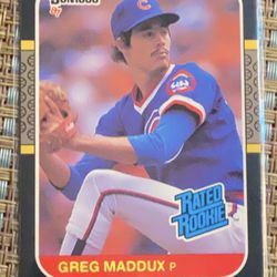 1987 Donruss Greg Maddux Rookie Card