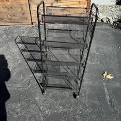 Tall Small Black Cart