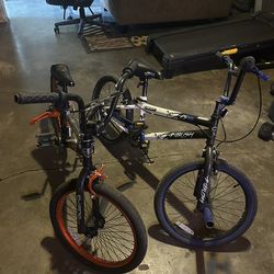 20" Ambush BMX Bike Sturdy Frame w/ Front Pegs, Ages 8-12, Rider Height 4'2"+ Kent 20" Chaos Boy's BMX Bike in a matte black and orange colo