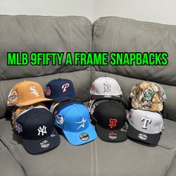 MLB New Era 9fifty A Frame SnapBack Hats Many Teams To Choose From 