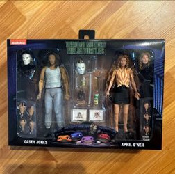 NECA TMNT Casey and April, NEW!