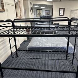 New Twin Over Twin Bunk Beds With Free Delivery And Mattresses 