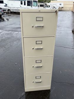Nice Metal File Cabinet With KEYS- $40