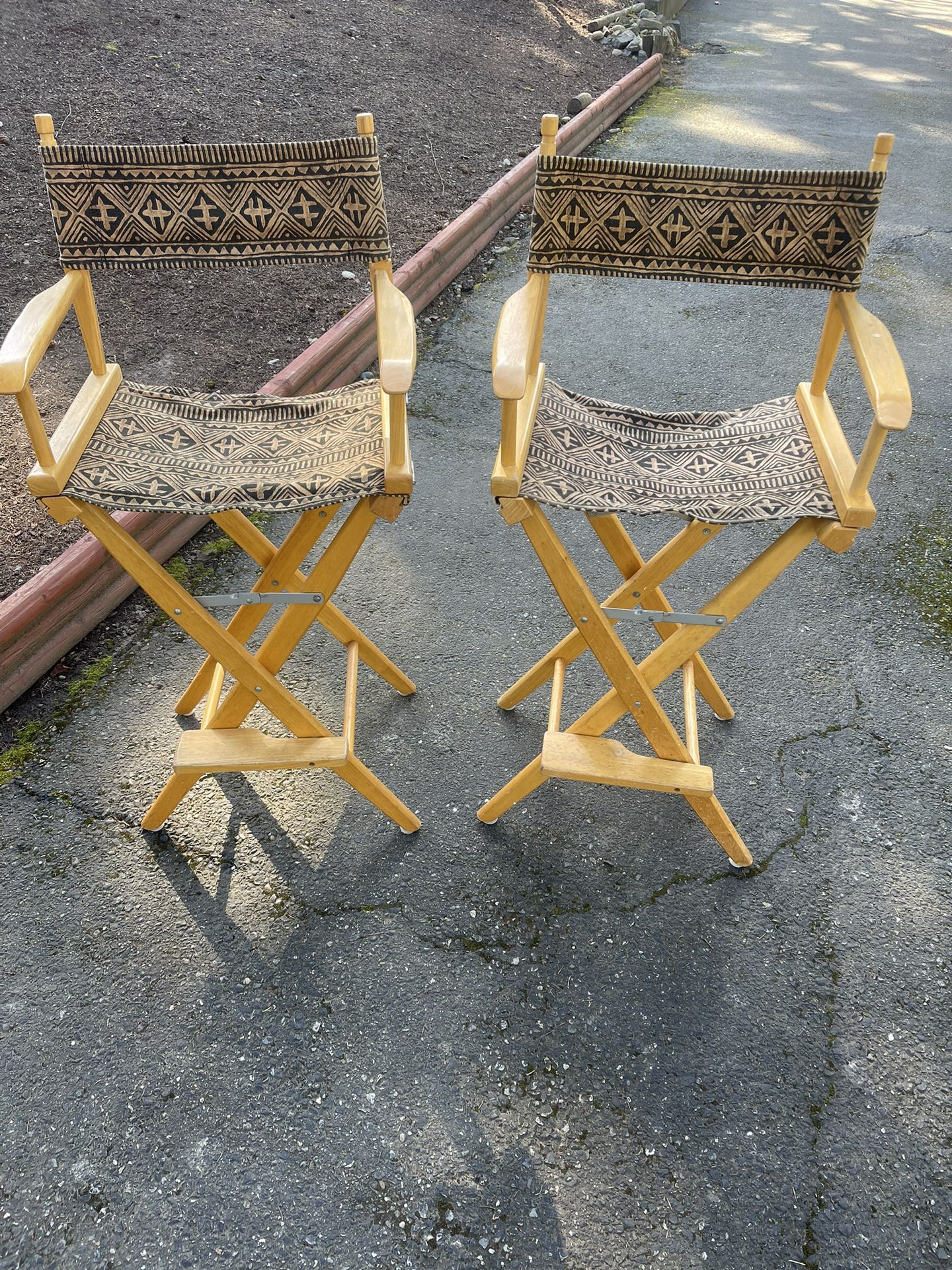 Tall Director’s Chairs