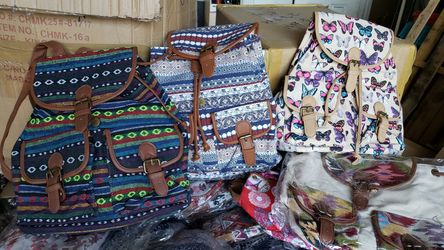 Back pack and tote bags