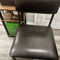 Set of 4 dining room chairs/Black