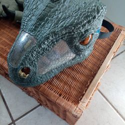Halloween Jurassic Park Mask With Gloves