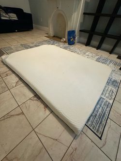 Free full-size mattress topper