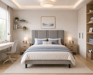Queen bed Platform Bed Frame with Adjustable Headboard, Plush Velvet Upholstered, Vertical Channel Tufted, Sturdy Wooden Slats, No Box Spring Needed, 