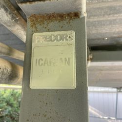 Precor Icarian Squat Rack bench press
