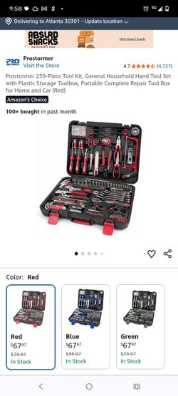 Prostormer 259-Piece Tool Kit