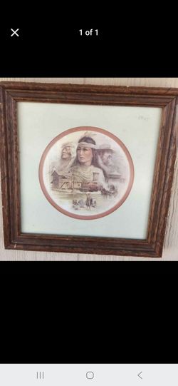 Vintage wall native American decor