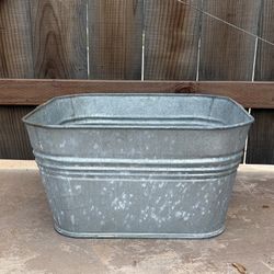   Vintage Galvanized Tub