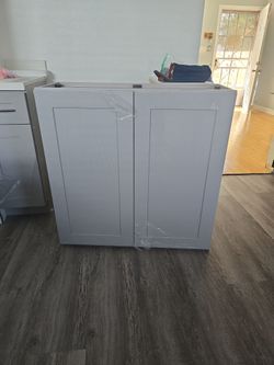 Kitchen Gray Cabinet 