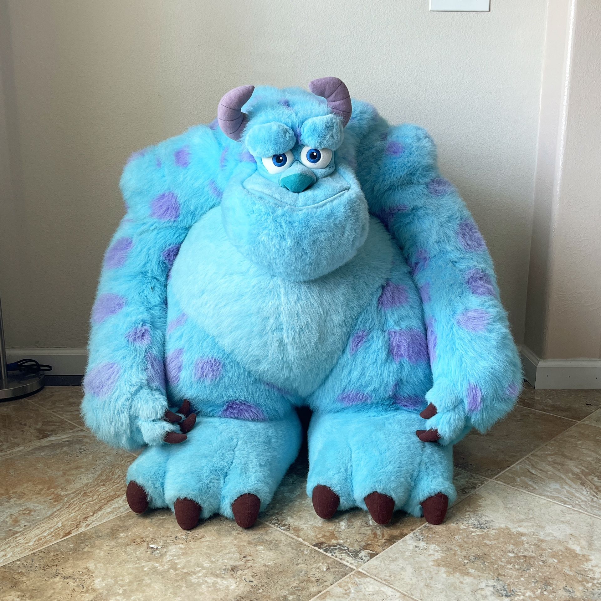 Disney Store Monsters Inc Jumbo Sulley 41” 3.5 Foot Collector Plush