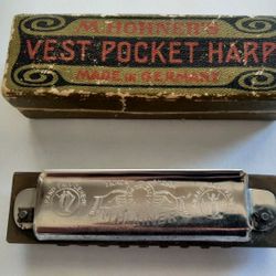 Hohner Vest Pocket Harp Harmonica Vintage Antique 