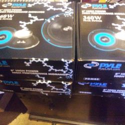 4 New 6.5" Loudspeakers