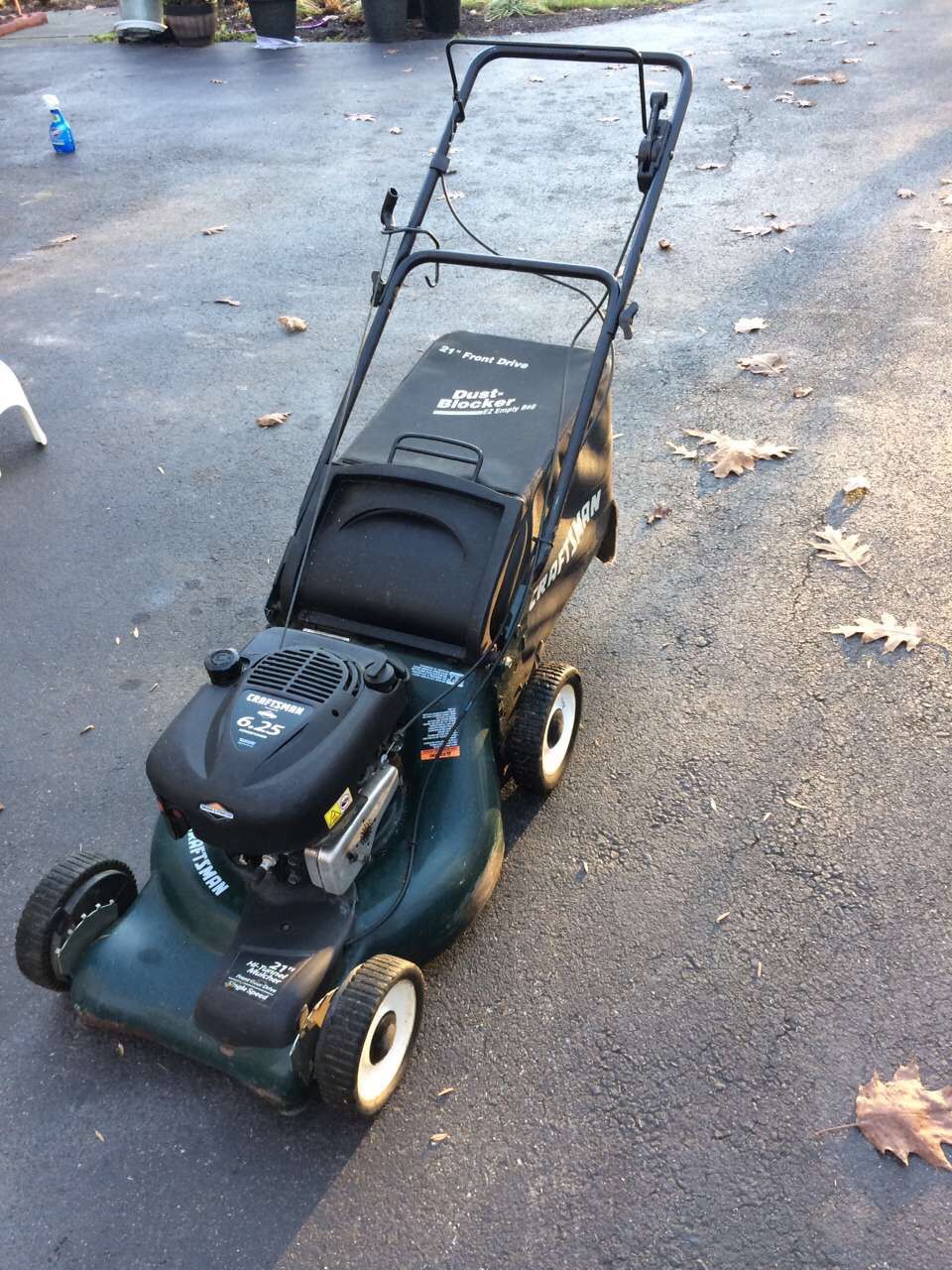 Craftsmen 6.25hp lawn mower