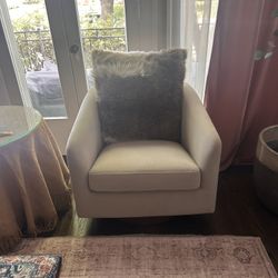 Velvet Swivel Chair