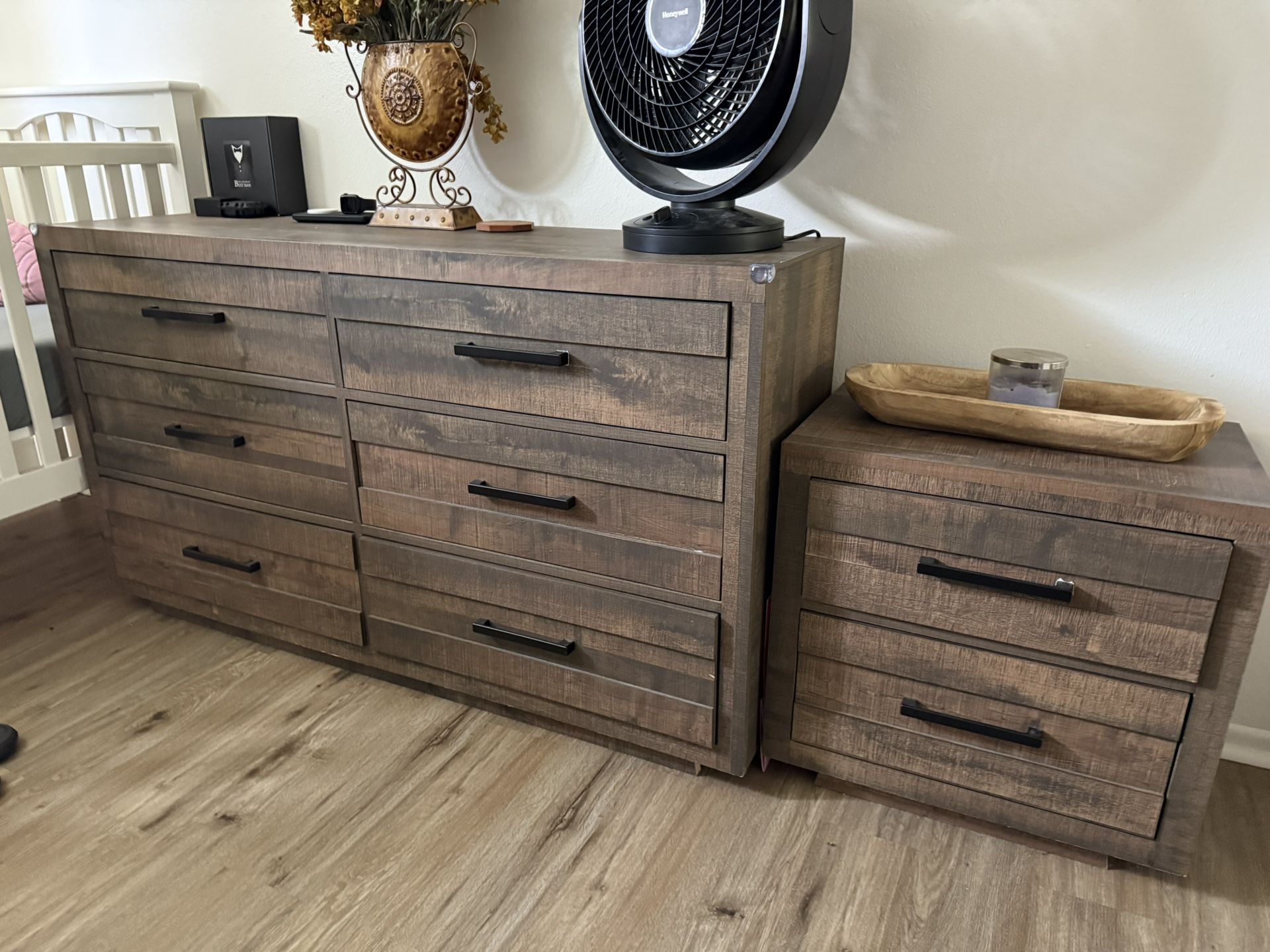 Nightstand and Dresser
