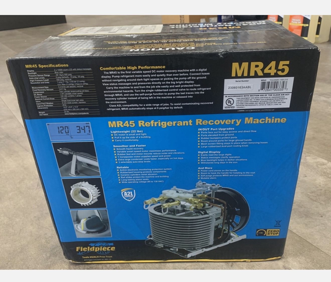 Fieldpiece Recovery MR45