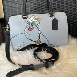 Coach Disney X Coach Rowan Satchel With Ursula Motif