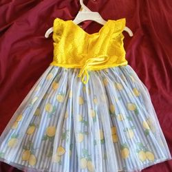 Lemon Toddler Dress Size 3 