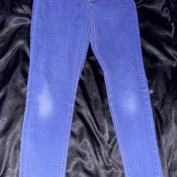 No boundaries skinny jeans bright blue size 3