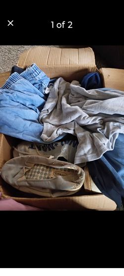 Box of size 8 clothes