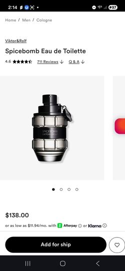 Men's cologne Spice drop by viktor&rolf
