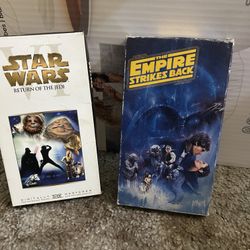 Star Wars Return Of The Jedi And The Empire Strikes Back Vhs Tapes