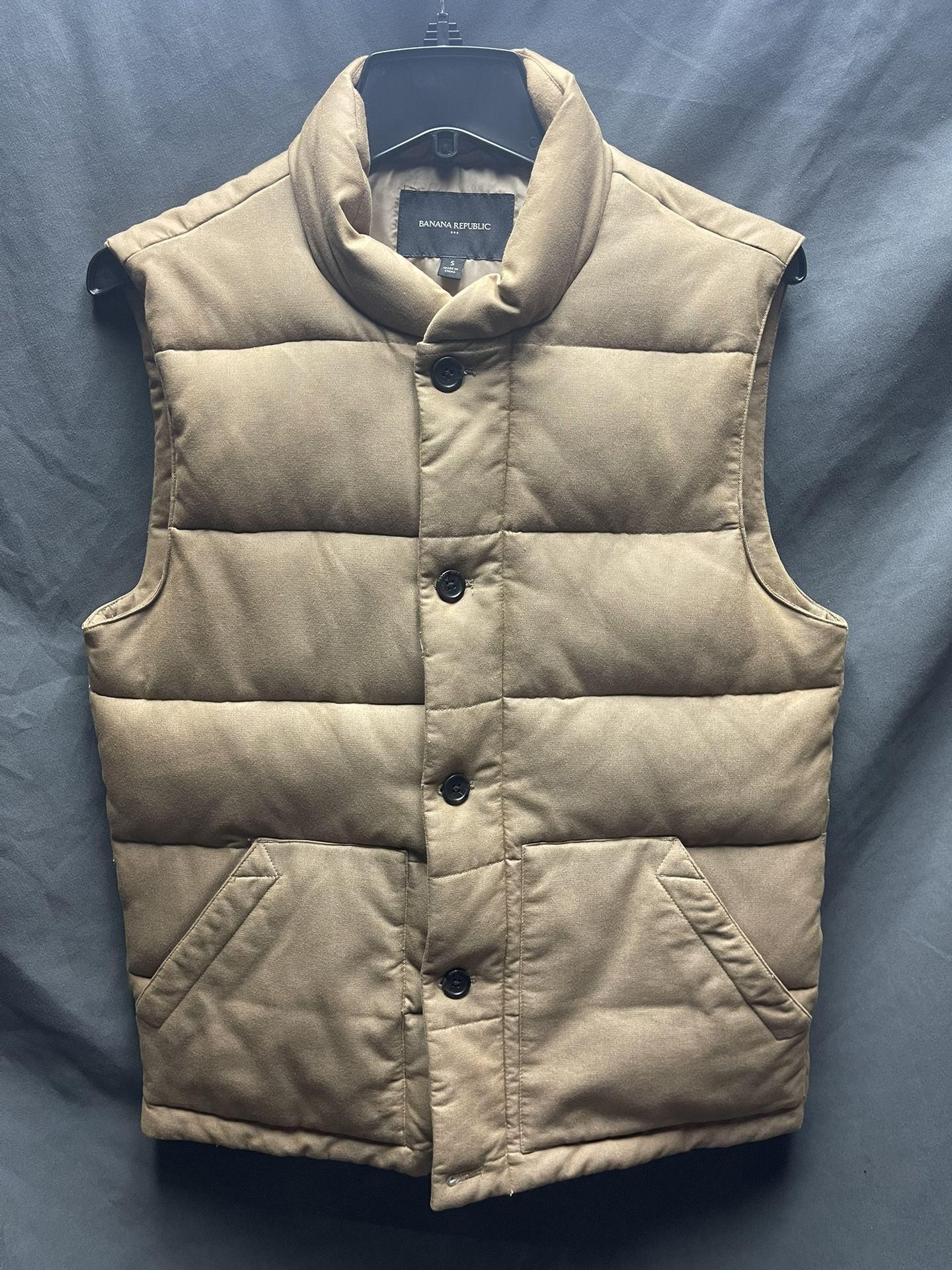 Men Banana Republic Puffer Vest - Size Small