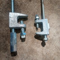 1/4", 3/8" All-thread, Hangers, Splice Nuts, Washers, Nuts,  2-6' Lengths. Heavy Gauge Unistrut , Unistrut Splices. Splice Hardware