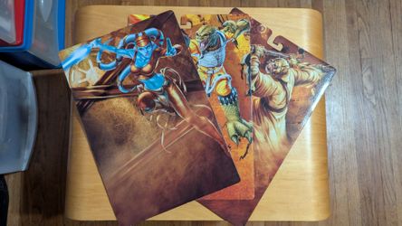 Star Wars Unleashed unused card backs - Complete Set SDCC 2004