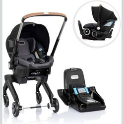 Evenflo Shyft Dual Ride Car seat  & Stroller With Carry All Storage 