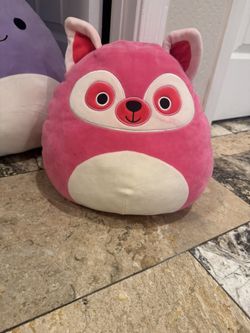 Pink Raccoon Squishmallow