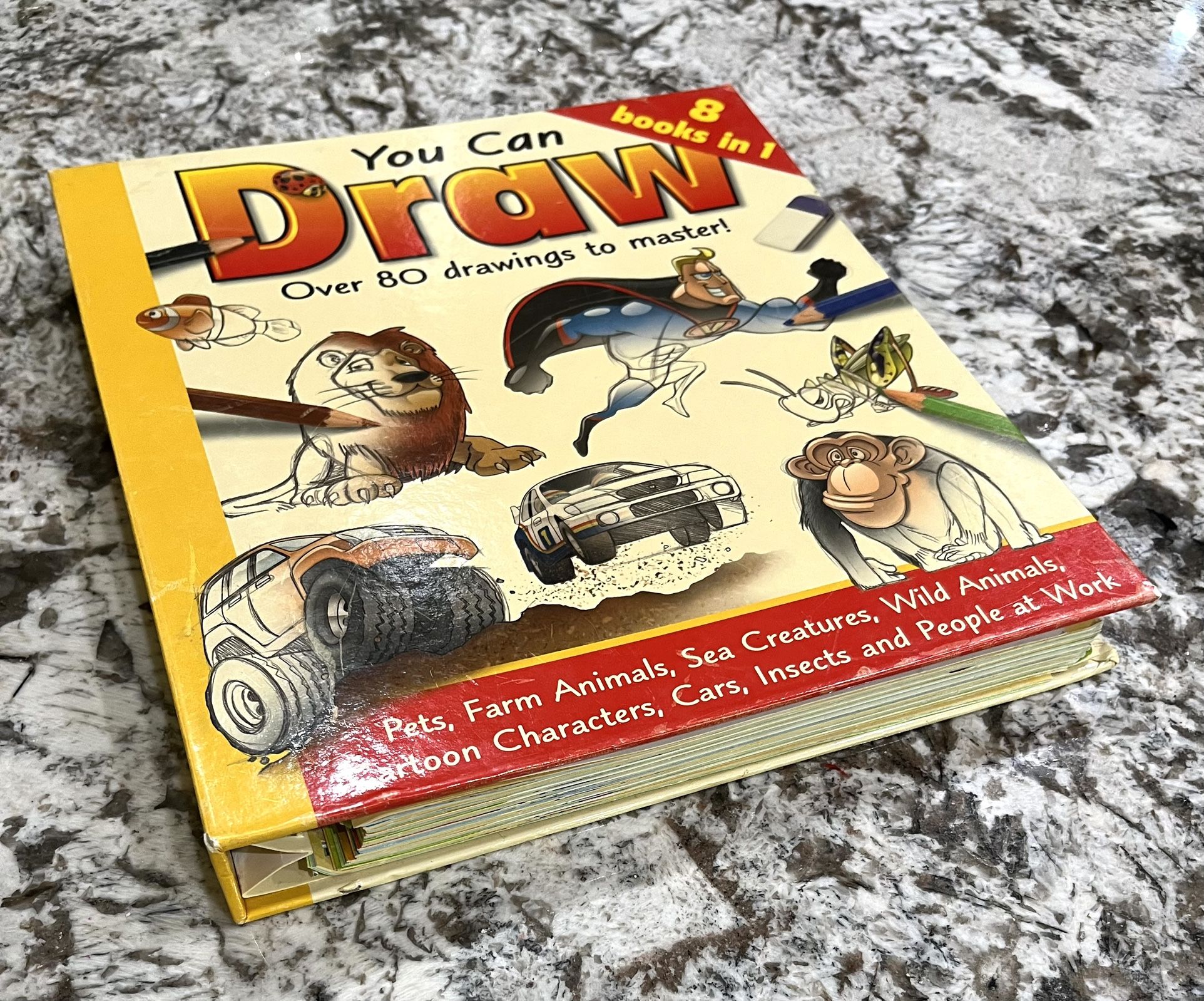 You Can Draw: Over 80 Drawings To Master 8 Books In 1… hardcover addition in excellent condition!