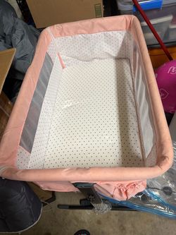Pink bassinet