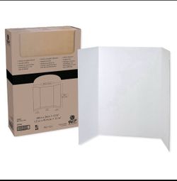 Set Of 24 New Other Pacon Spotlight White Headers Corrugated Presentation Boards