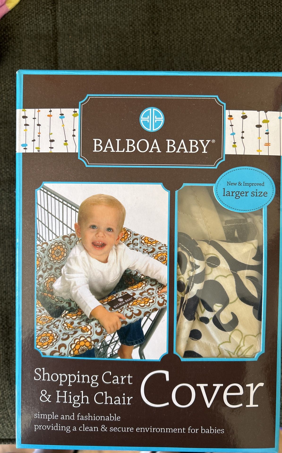 Shopping cart & high Chair Cover