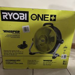 Ryobi Whisper Fan