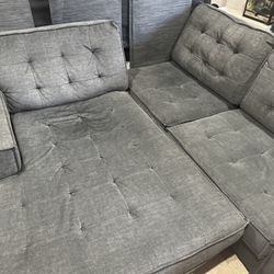 Gray L Couch