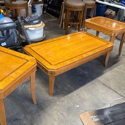Coffee Table With End Tables