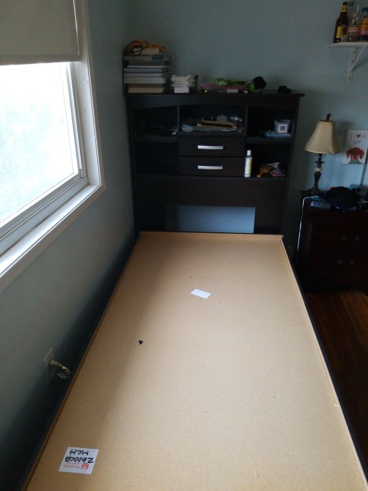 Twin Bed And Headboard