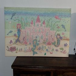 Glittery Mermaid Portrait 