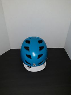 Bern Melrose Bicycle Helmet With Flip Visor Teal Blue Size: xs - s